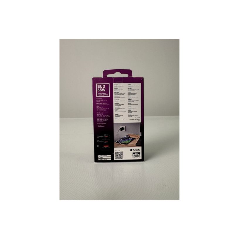 8435430624854-NGS - Chargeur secteur - 65W - 2 x USB-C + 1 x USB - noir-P_405248137_8-7