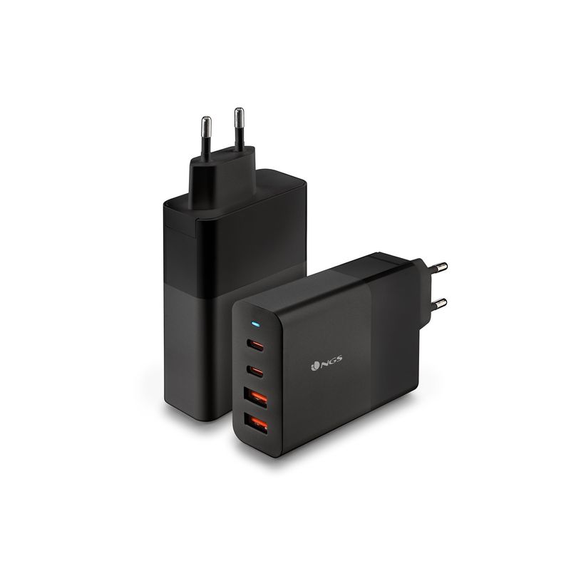 8435430624694-NGS - Chargeur secteur - 100 Watt - 2 x USB-C + 2 x USB - noir-P_405248138_12-10