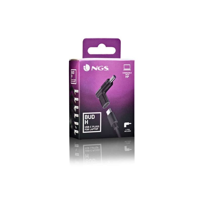 8435430625233-NGS BUD-H - Kit adaptateur de connecteur d'alimentation - Alimentation USB (100 W) - noir-P_405248139_10-8