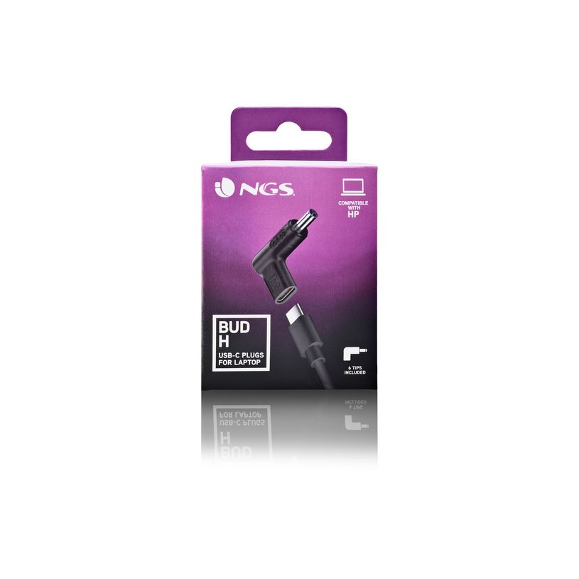 8435430625233-NGS BUD-H - Kit adaptateur de connecteur d'alimentation - Alimentation USB (100 W) - noir-P_405248139_9-7