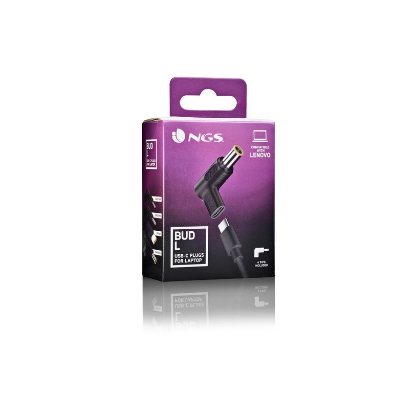 8435430625202-NGS BUD-L - Kit adaptateur de connecteur d'alimentation - Alimentation USB (100 W) - noir-P_405248140_7-6