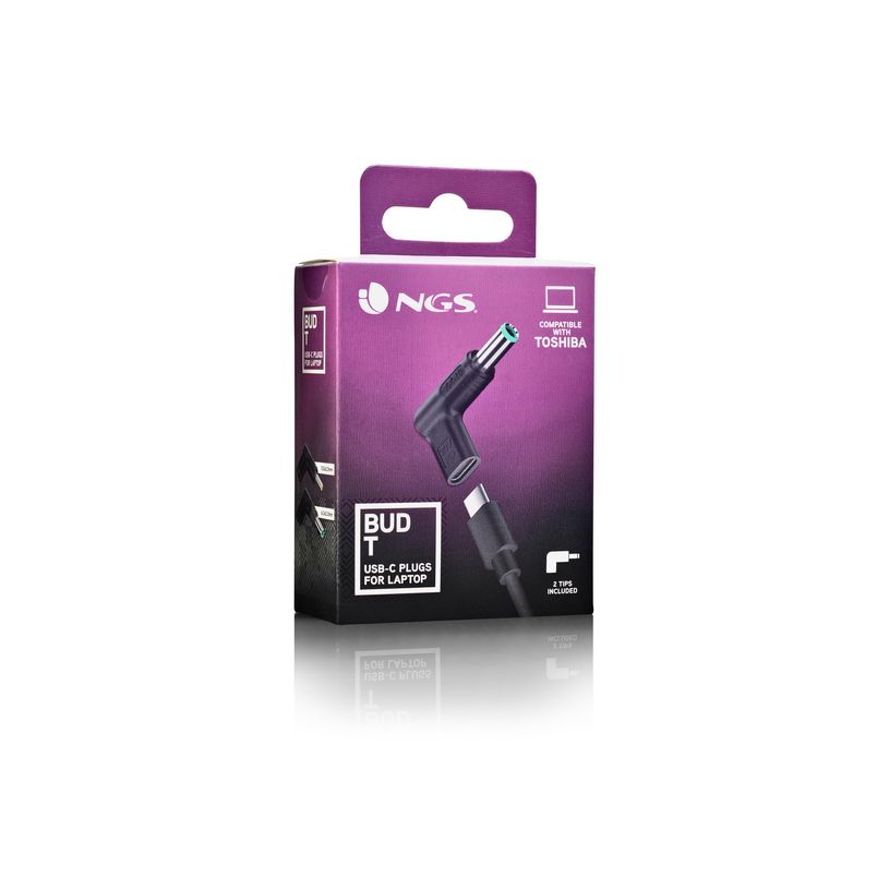 8435430625172-NGS BUD-T - Kit adaptateur de connecteur d'alimentation - Alimentation USB (100 W) - noir-P_405248144_5-4