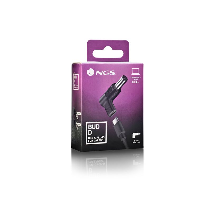 8435430625264-NGS BUD-D - Kit adaptateur de connecteur d'alimentation - Alimentation USB (100 W) - noir-P_405248145_5-3