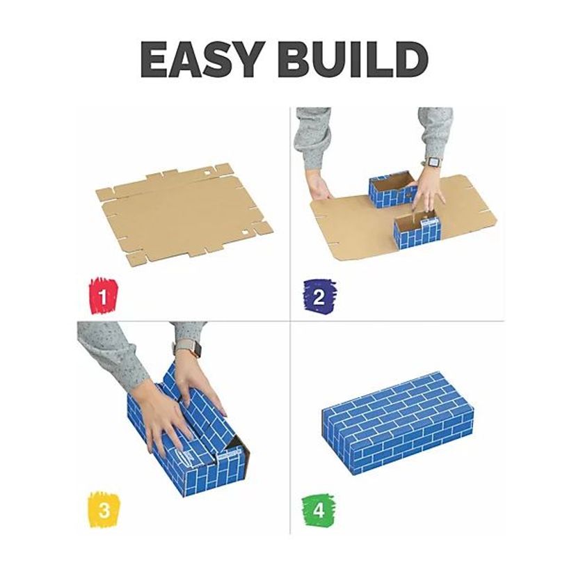 0043859799244-Bankers Box - 40 blocs de construction en carton - 4 couleurs - 2 tailles-P_405248382_4-3