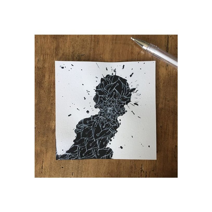3134725025714-Cléopâtre Chinese Ink - Encre - pour carton - noir - opaque - encre indienne - 45 ml-P_405248383_4-5