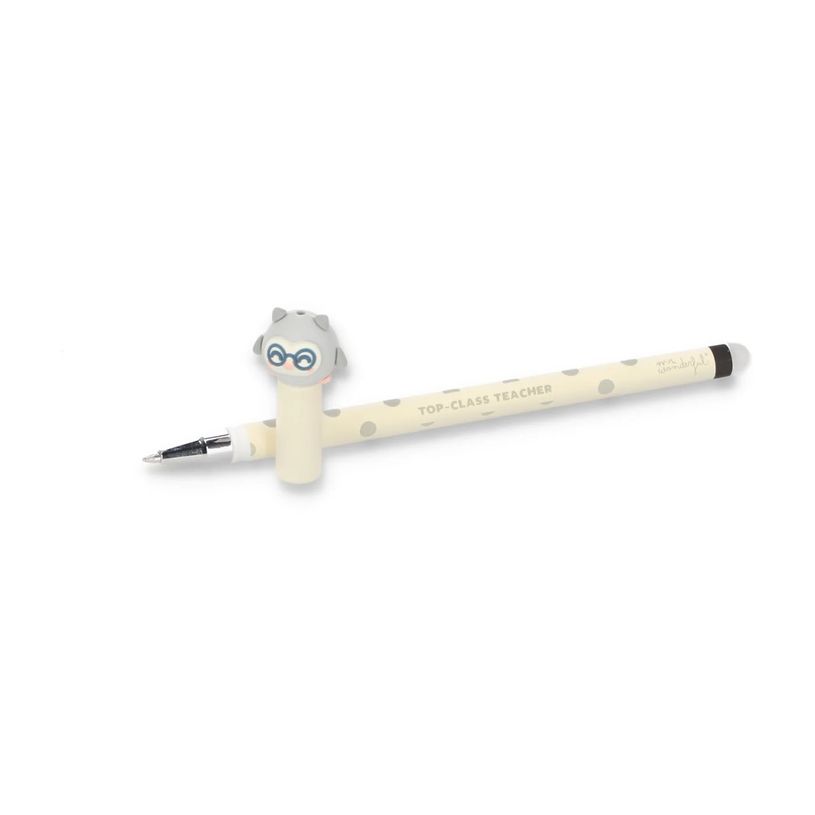 8445641063137-Mr. Wonderful Bo-Bo Collection Buho - Stylo effaçable - hibou - noir - 0.7 mm - avec gomm-P_405248736_4-2