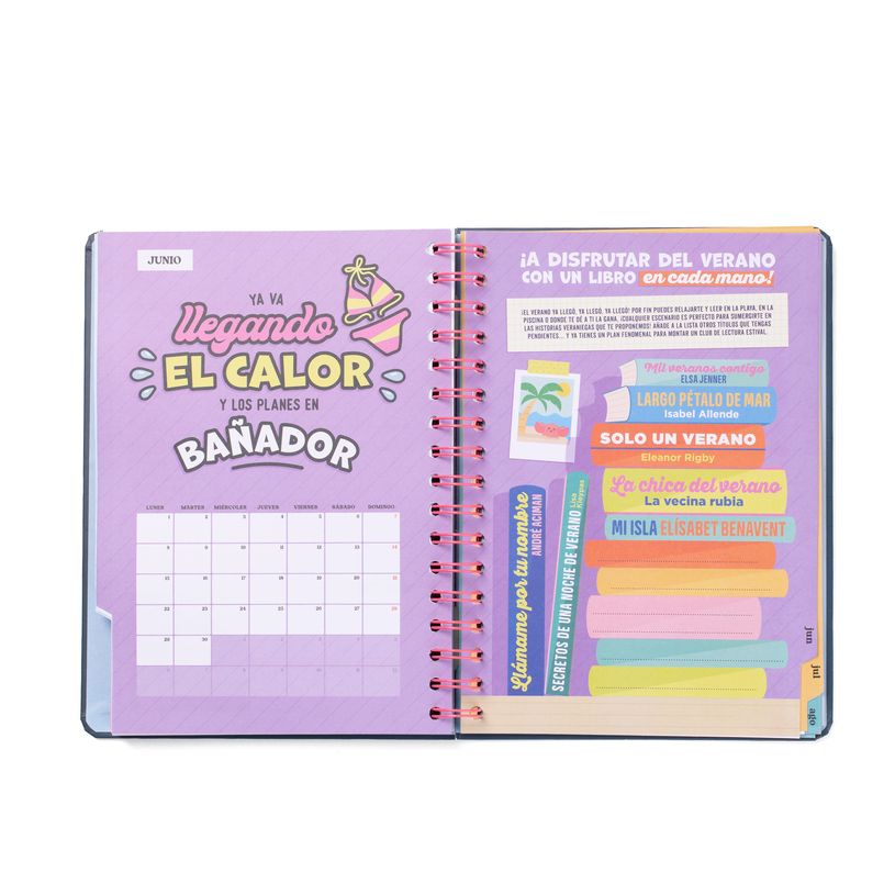 8445641063403-Mr. Wonderful Wonder - Agenda - 2025-2026 - semainier - reliure à anneaux métalliques - 160 pages - Planazos, -P_405248739_5-3