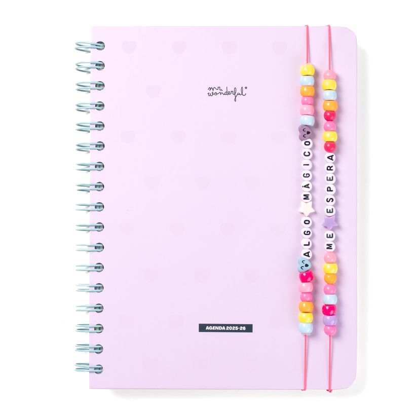 8445641063458-Mr. Wonderful Wonder - Agenda - 2025-2026 - semainier - reliure à anneaux métalliques - 160 -P_405248741_2-0