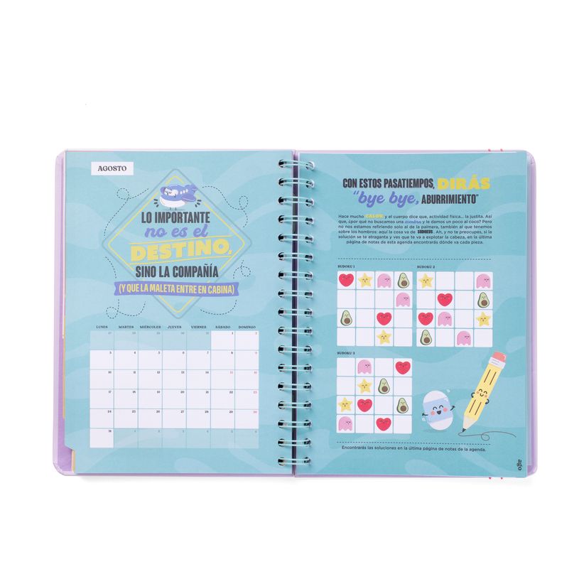 8445641063458-Mr. Wonderful Wonder - Agenda - 2025-2026 - semainier - reliure à anneaux métalliques - 160 -P_405248741_3-1