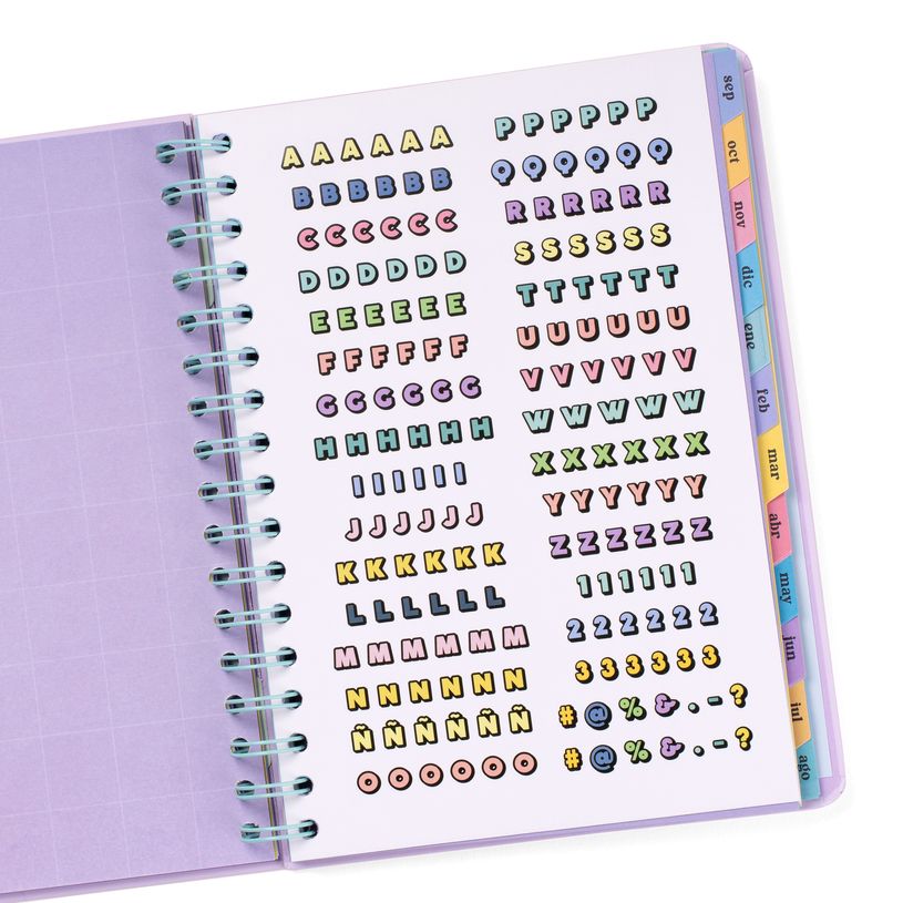 8445641063458-Mr. Wonderful Wonder - Agenda - 2025-2026 - semainier - reliure à anneaux métalliques - 160 -P_405248741_4-2