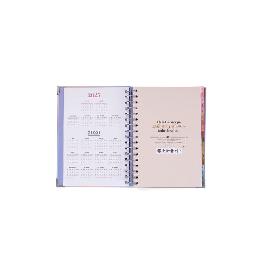 8445641063694-Mr. Wonderful Office - Agenda - 2025-2026 - semana vista - encuadernado anillas metálicas - 22-P_405248750_12-10