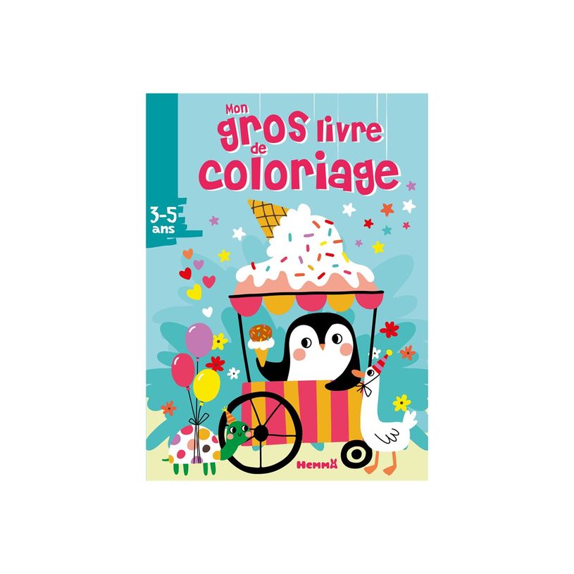 9782508060847-Mon gros livre de coloriage - Pingouin glacier - 192 pages de coloriages - 3 ans-P_405248764_1-1