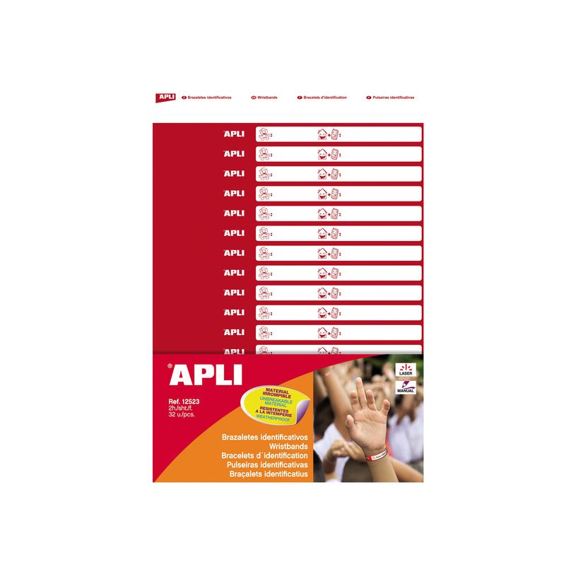 8410782125235-APLI PAPER - Polyester - mat - enduit - blanc - 210 x 15 mm 32 étiquette(s) (2 feuille(s) x-P_405248786_1-0