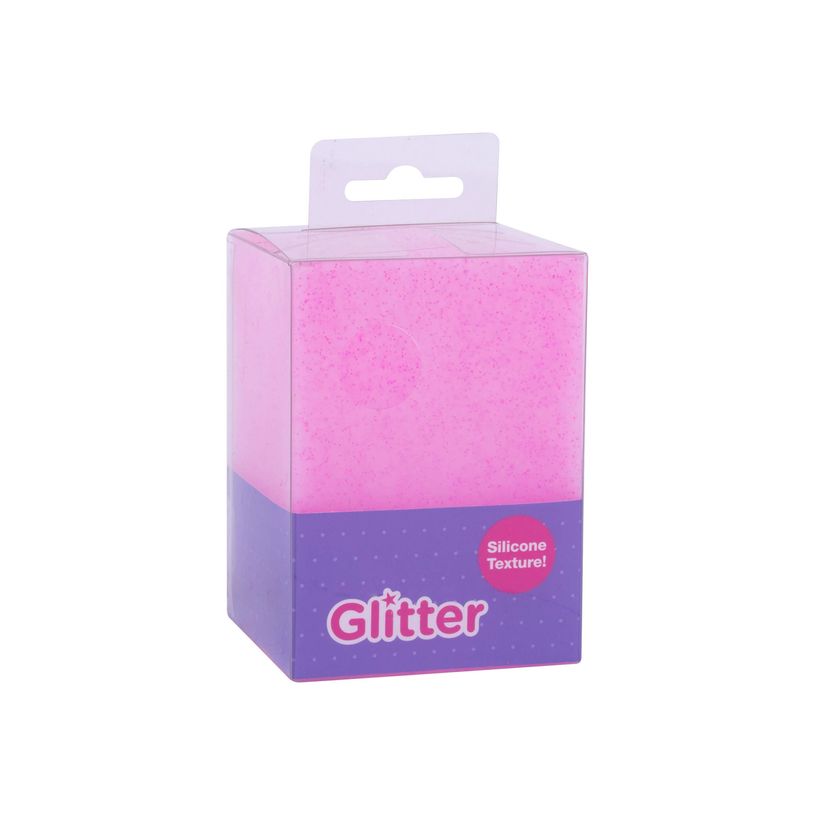 8410782187578-APLI Glitter - Porte-crayons: 7 x 7 x 9.5 cm - silicone - fuschia pailleté-P_405248905_1-0