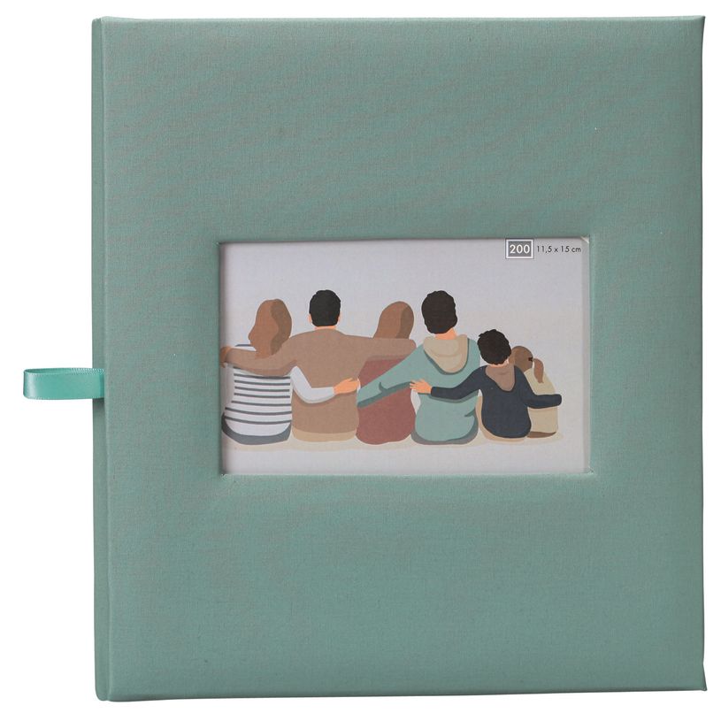 3173749182409-Album photos classique personnalisable mémo 200 ERICA "Square" pour 200 photos 11,5 x 15 cm coloris ve--1
