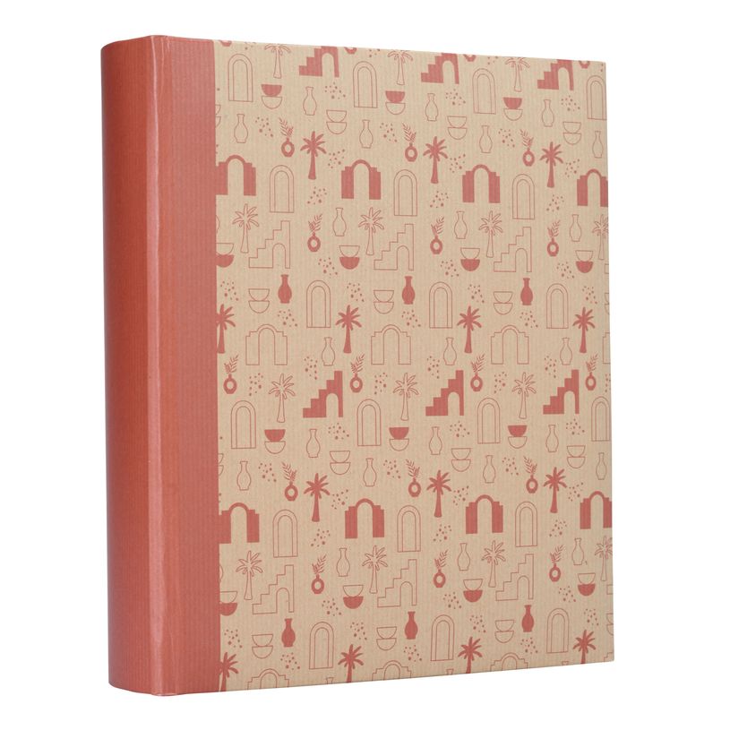 3173742254301-Album photos fantaisie memo 200 ERICA "Kraffty 4" pour 200 photos 11,5 x 15 cm coloris rouge--1