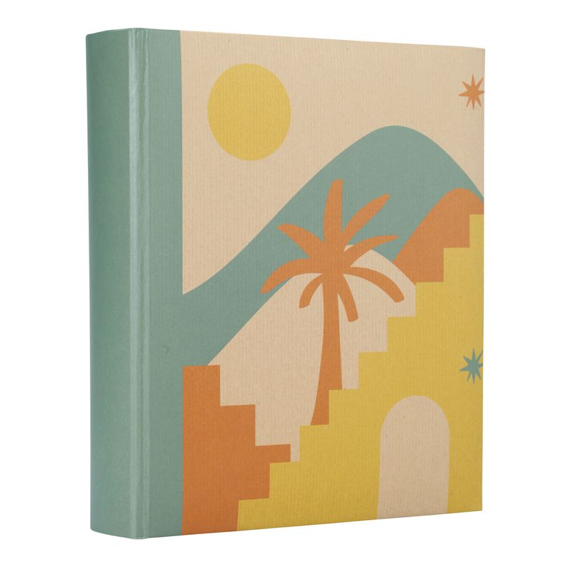 3173749254304-Album photos fantaisie memo 200 ERICA "Kraffty 4" pour 200 photos 11,5 x 15 cm coloris vert--1