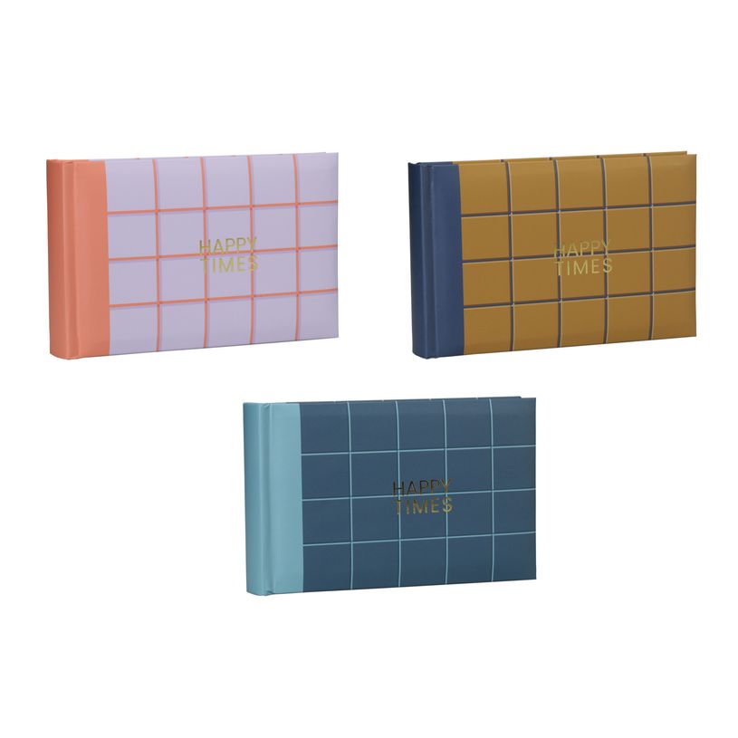 3173744154364-Mini album photos fantaisie 50 pochettes ERICA "Happy Times" pour 50 photos 10 x 15 cm motifs et colori--0