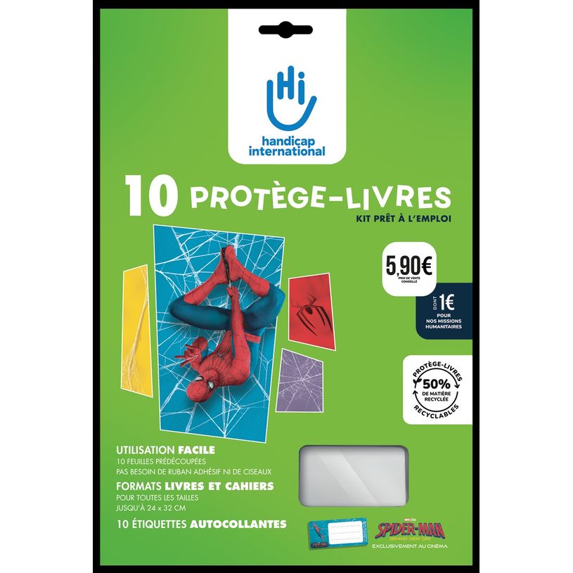 3566640000246-Kit de 10 protège-livres solidaires Handicap International--0