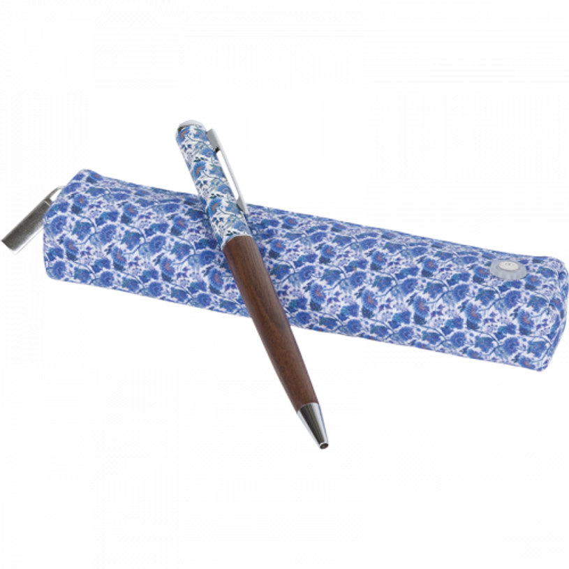 3664447212050-Oberthur Bahia - Stylo à bille - batik flowers - rétractable--5