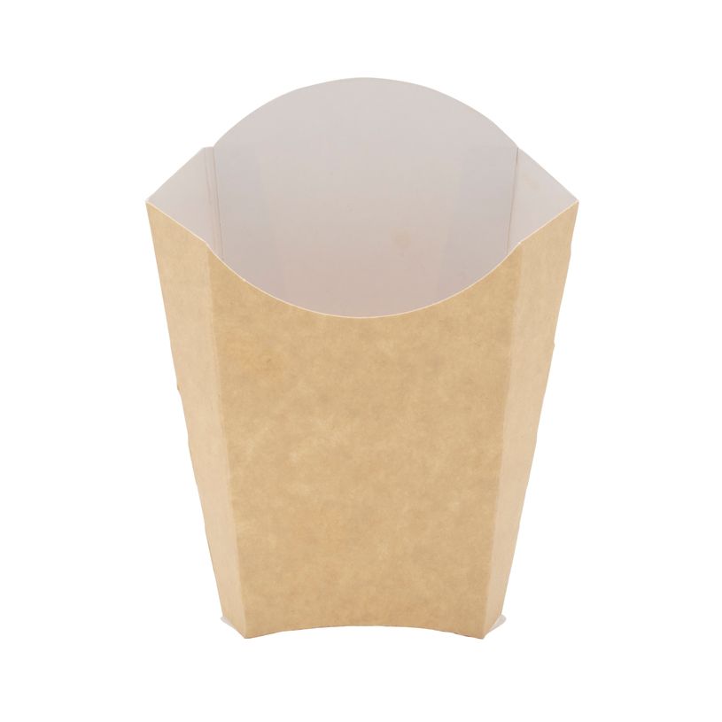 13434030040981-1000 Cornets à frites GM Kraft blanc - 133 (L) x 170 (H) mm--0