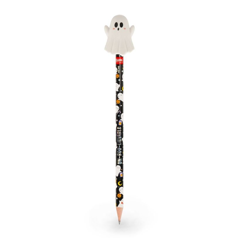 8052694039172-Legami - Crayon à papier - Halloween - Ghost - avec Gomme - Senteur vanille--0