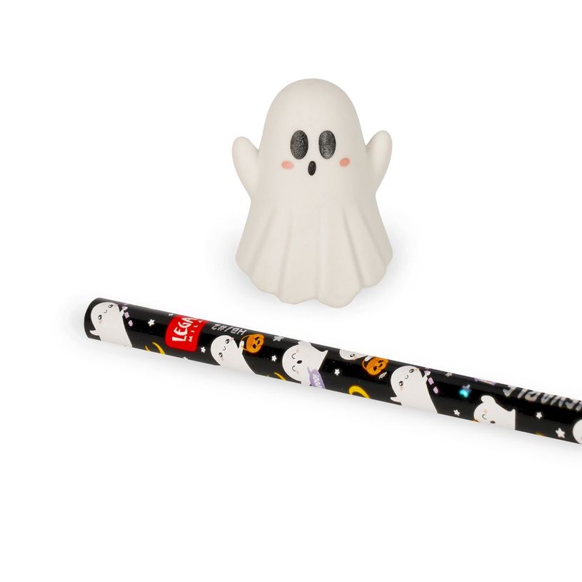 8052694039172-Legami - Crayon à papier - Halloween - Ghost - avec Gomme - Senteur vanille--1