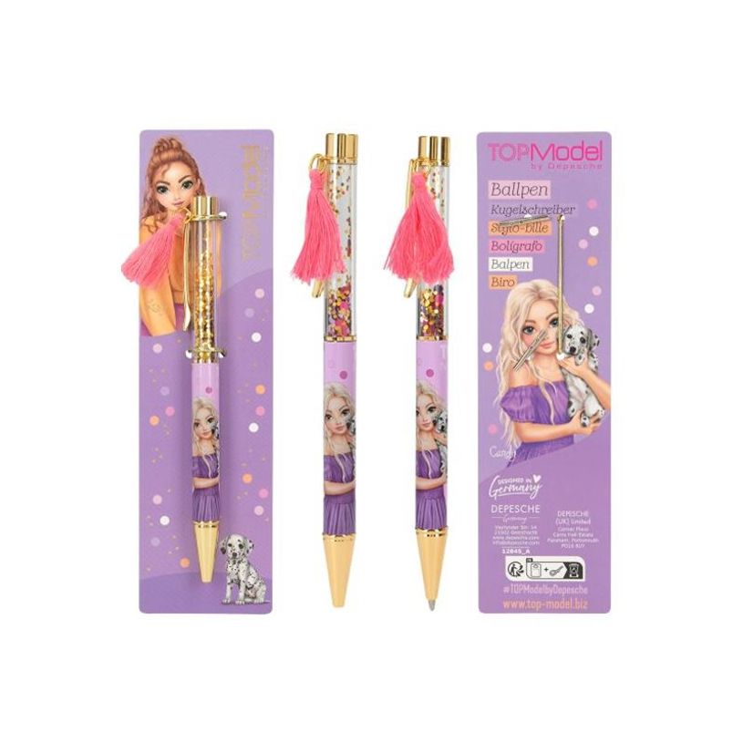 4010070669263-TOPModel - Stylo à bille - disponible en différents designs - bleu - rétractable-P_405249054_2-4