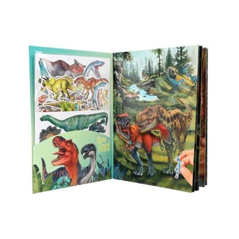 4010070689094-Dino World - livre d'activités - avec puffy stickers-P_405249058_2-2
