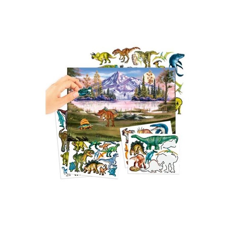 4010070689094-Dino World - livre d'activités - avec puffy stickers-P_405249058_5-1