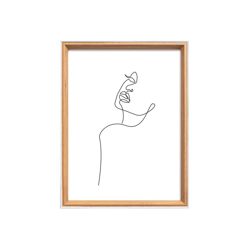 4004122256471-Walther Silhouette - Cadre photo - 18 x 24 cm - bois - chêne-P_405249393_1-0