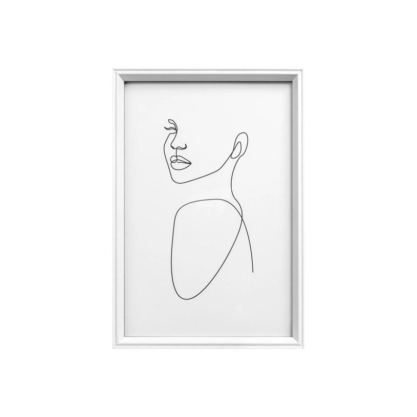 4004122407040-Walther Silhouette - Cadre photo - 20 x 30 cm - bois - blanc-P_405249396_1-0