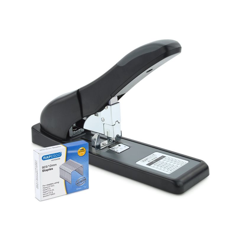 5018505016698-Rapesco ECO HD-140 - Agrafeuse - robuste - 140 feuilles - 923/12, 23/12 - plastique - noir-P_405249451_1-0