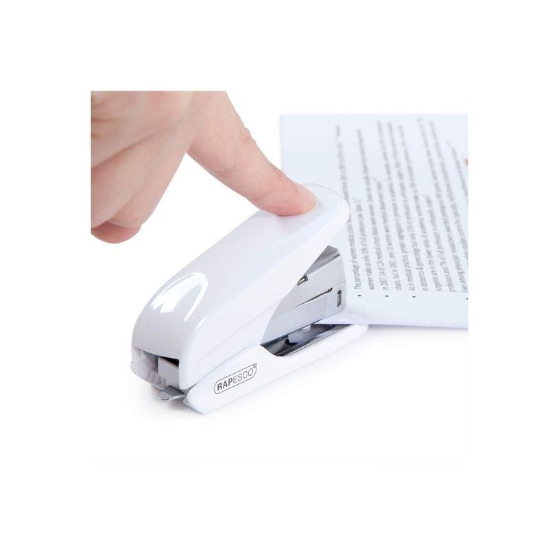5018505020534-Rapesco Less Effort X5-Mini - Agrafeuse - 20 feuilles - 24/6, 26/6 - blanc-P_405249453_2-1