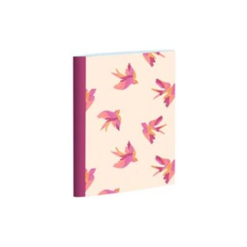 3700368835296-BLUE ART Summer Breeze - Cahier Select - 16,5 x 22 cm - 128 feuilles / 64 pages - oiseau-P_405249559_1-0
