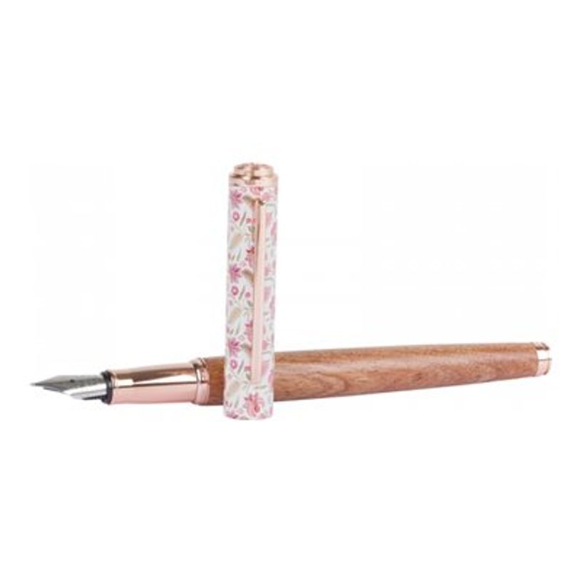 3664447212012-Oberthur Bahia - Stylo plume - batik floral -P_405249581_1-3