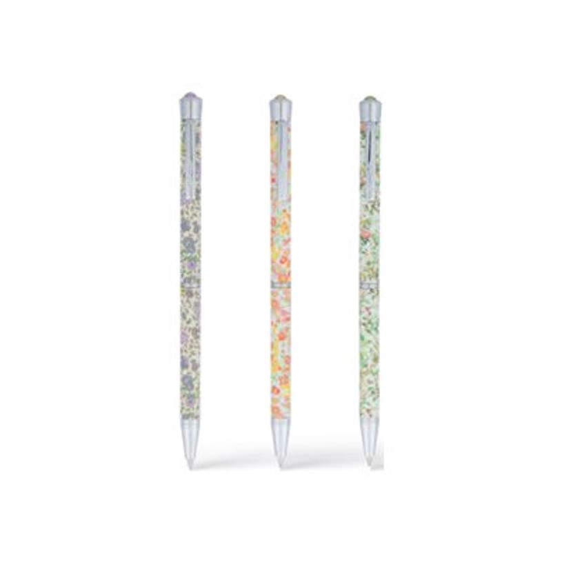 3664447210032-Oberthur Caracas Mini - Stylo à bille - purple flowers, orange flowers, colibris - rétra-P_405249615_1-0