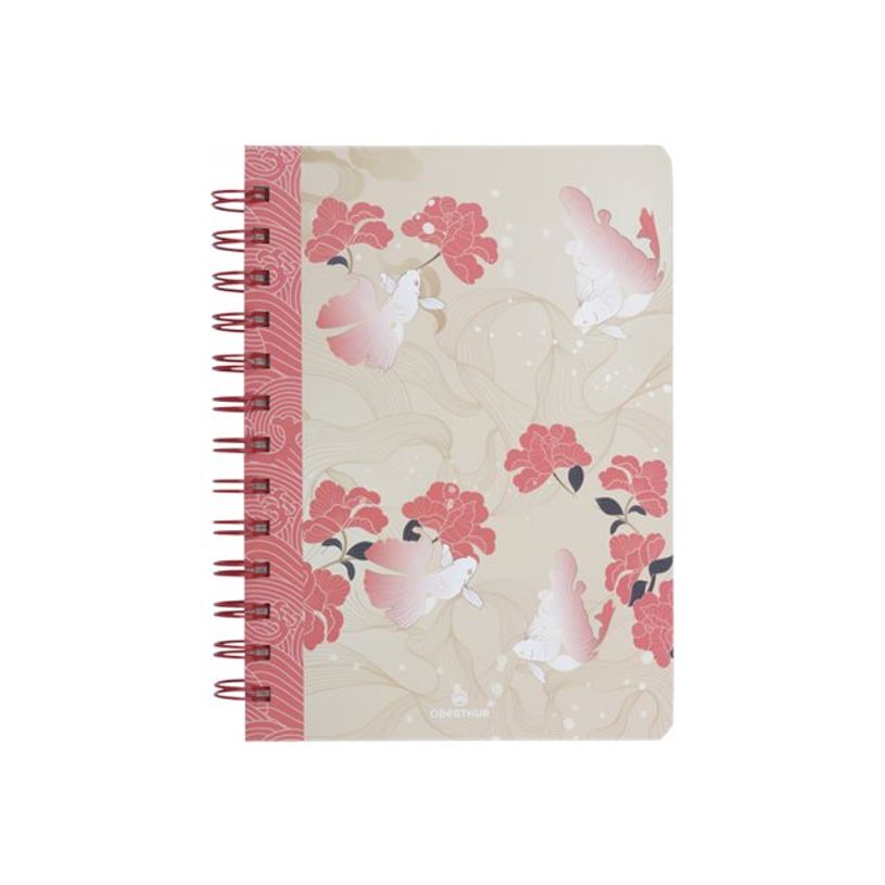 3664447196947-Oberthur Bali - Cahier de notes - reliure à anneaux métalliques - B6 (125 x 176 mm) - 100 feuilles / 200 p-P_405249676_1-0