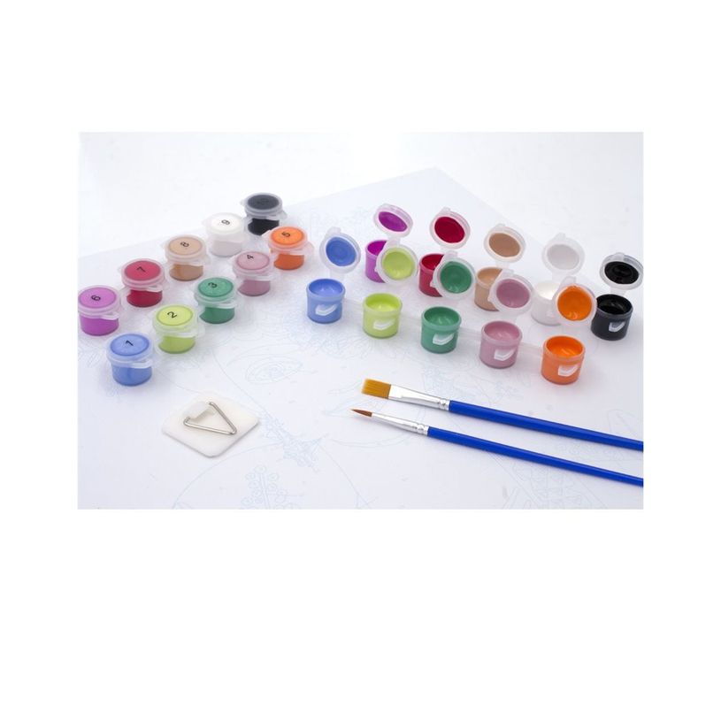 3700010423130-Enjoy Art Flower Power - Peinture par numéro - Frida - 30 x 30 cm-P_405249704_5-1