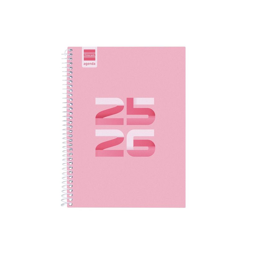 8422952397908-Agenda escolar espiral Cool 1/4 SVH 25-26 Rosa 155x212-P_405250009_2-0