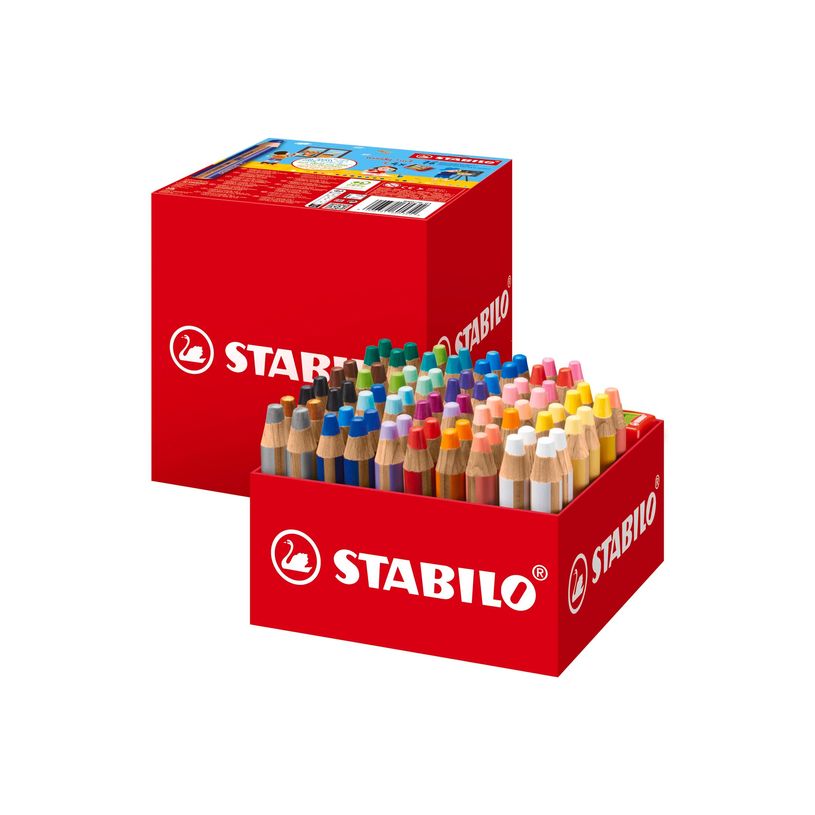 4006381605342-STABILO woody 3 in 1 Multi-talented - Crayon de couleur, crayon et ensemble de crayon pour aquarelle - couleurs as-P_405250372_1-0