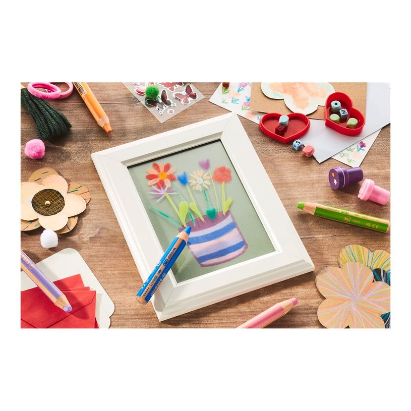 4006381605342-STABILO woody 3 in 1 Multi-talented - Crayon de couleur, crayon et ensemble de crayon pour aquarelle - couleurs as-P_405250372_6-3