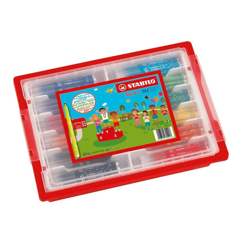 4006381355247-STABILO Trio A-Z - Crayon-feutre - couleurs assorties - 0.7 mm - moyen-P_405250389_1-0