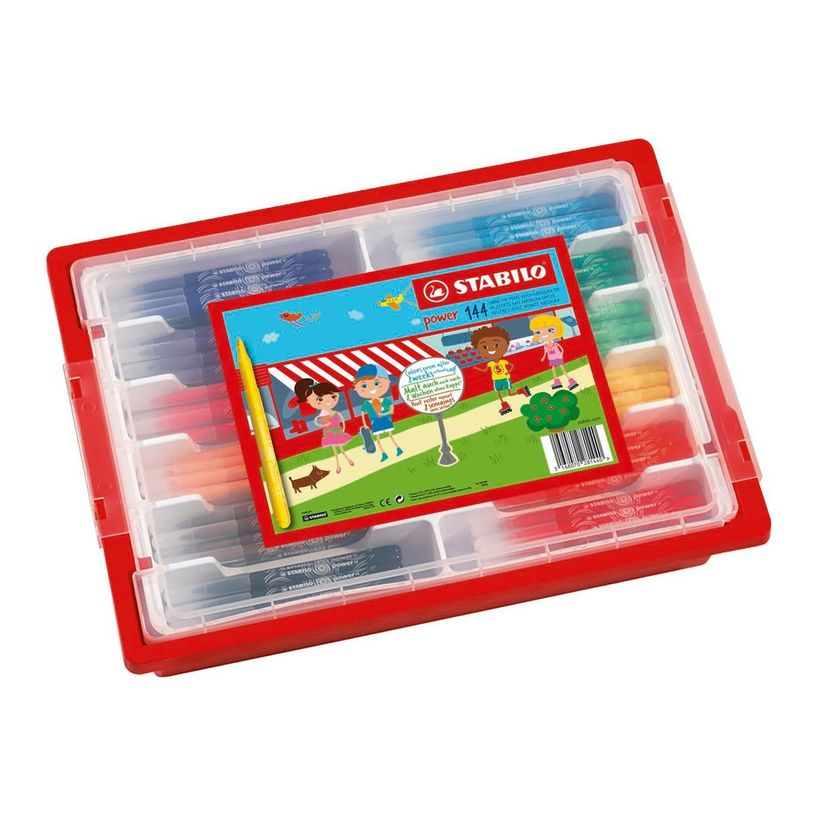 3168070281440-STABILO power - Crayon-feutre - couleurs assorties - 2 mm - moyen-P_405250391_1-0