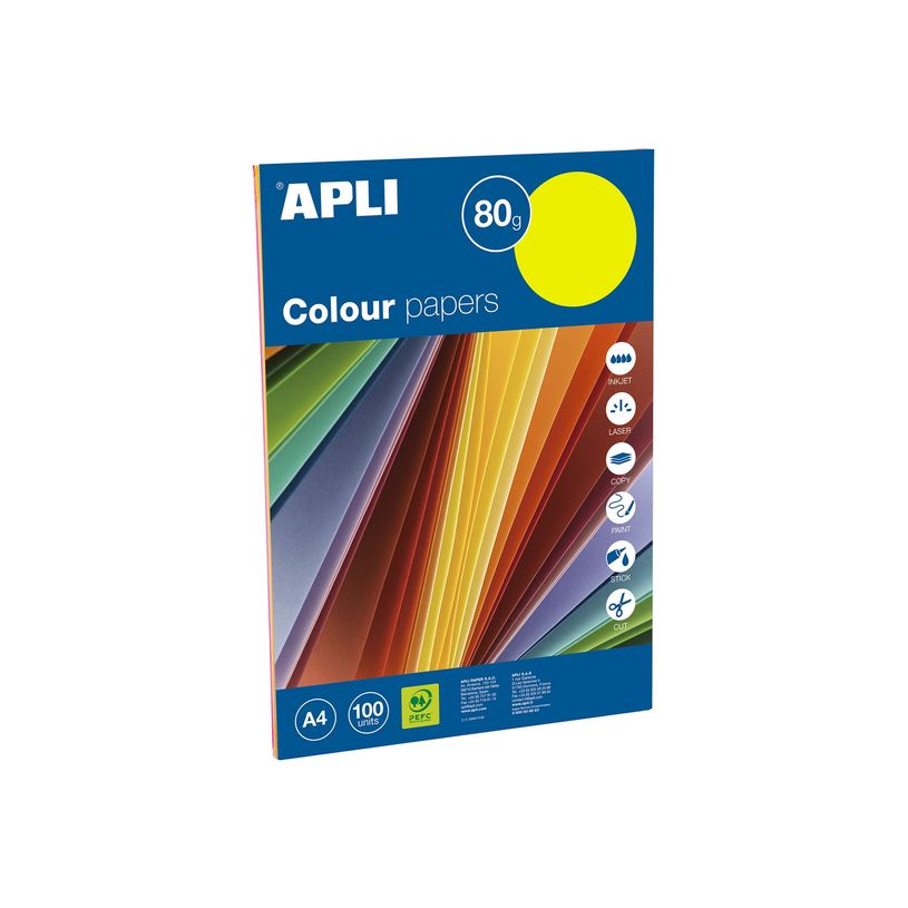 8410782152804-APLI - 100 feuilles de papier coloré - A4 (210 x 297 mm) - 80 g/m²-P_405250405_1-1
