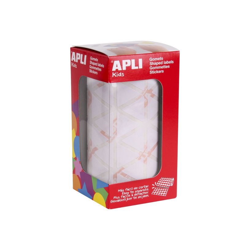 8410782119067-APLI kids - Rouleau adhésif - 2832 pièces - triangulaire - 20 x 20 x 20 mm - 59 feuilles-P_405250447_1-0