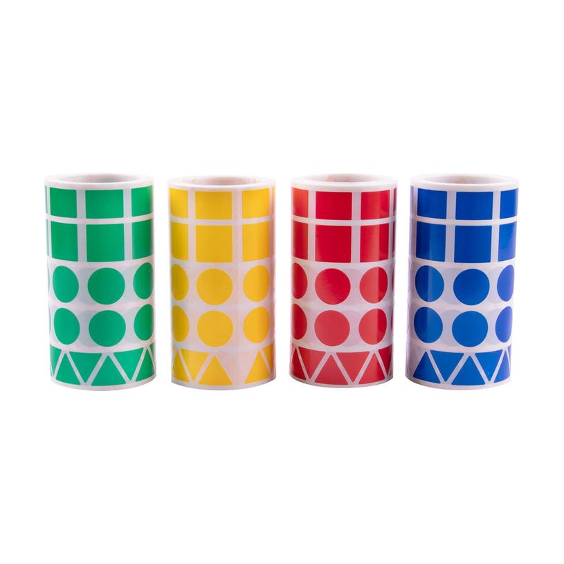 8410782188049-APLI kids - Rouleau adhésif - 8260 pièces - 59 feuilles - jaune, bleu, rouge, vert - per-P_405250769_4-0