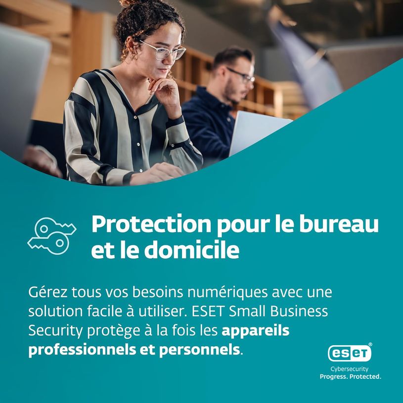 0404052512595-ESET Small Business Security Pack - Licence d'abonnement - 1 an - 10 appareils--1