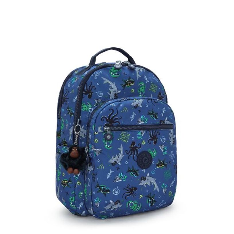 198265197006-Kipling SEOUL LAP - Sac à dos - Undersea Party--1