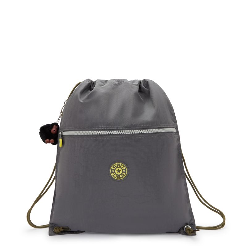 198265383966-Kipling SUPERTABOO - Sac moyen à cordon de serrage - Back to Grey--0